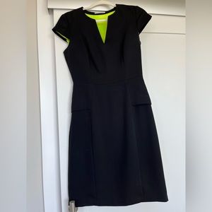 Tahari Black Sheath Dress